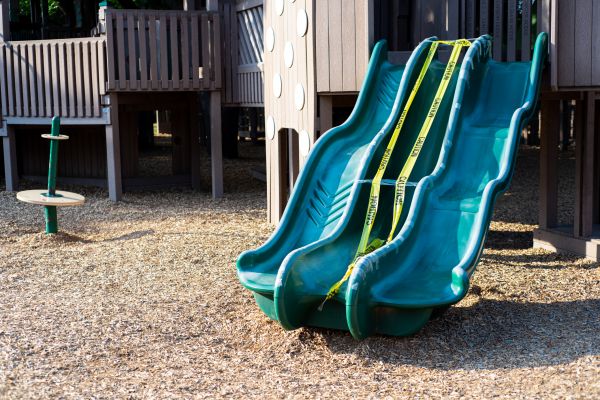 Play Area Mulch Installation in Cleveland